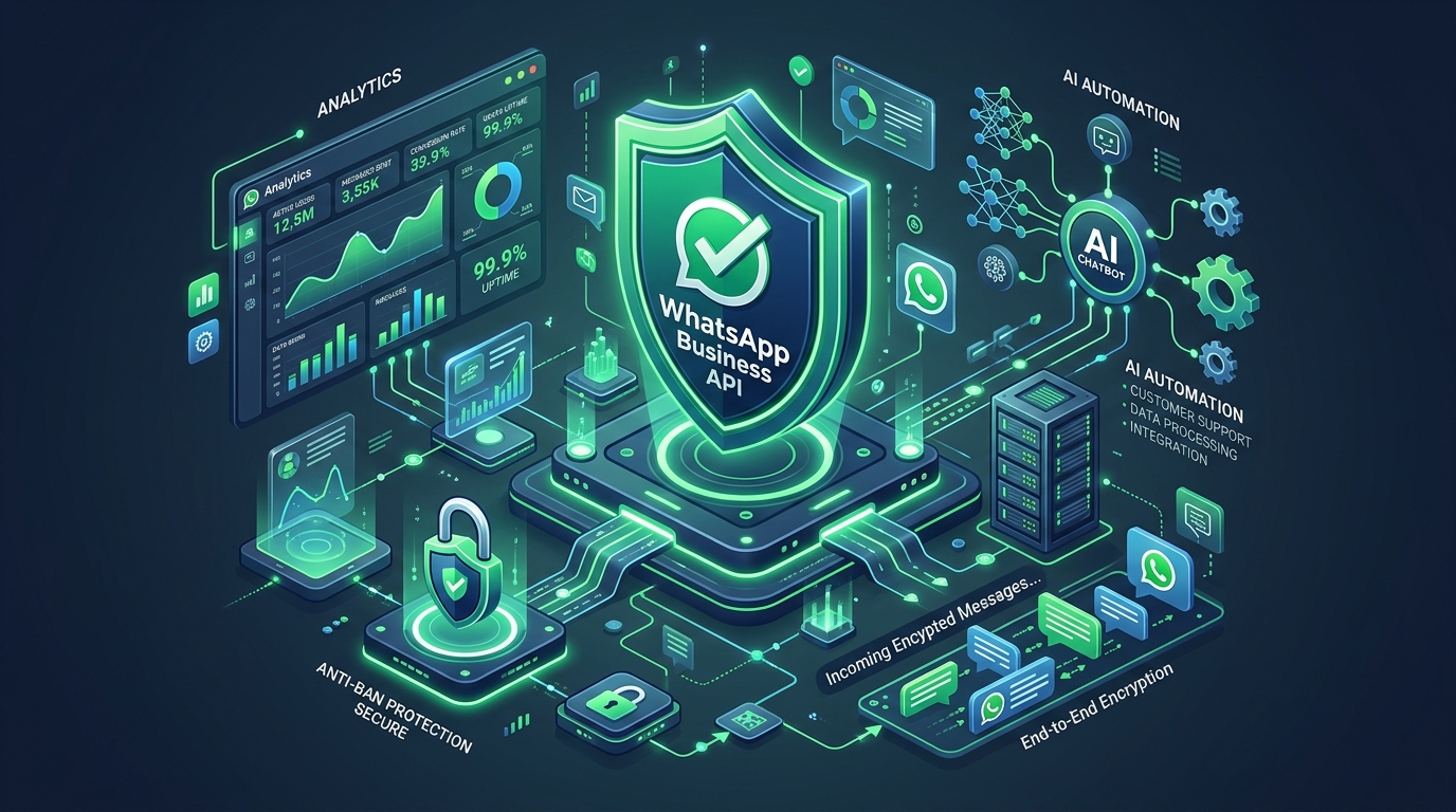 خدمة WhatsApp Business API الرسمية والحماية السيبرانية - محور الإدراك
